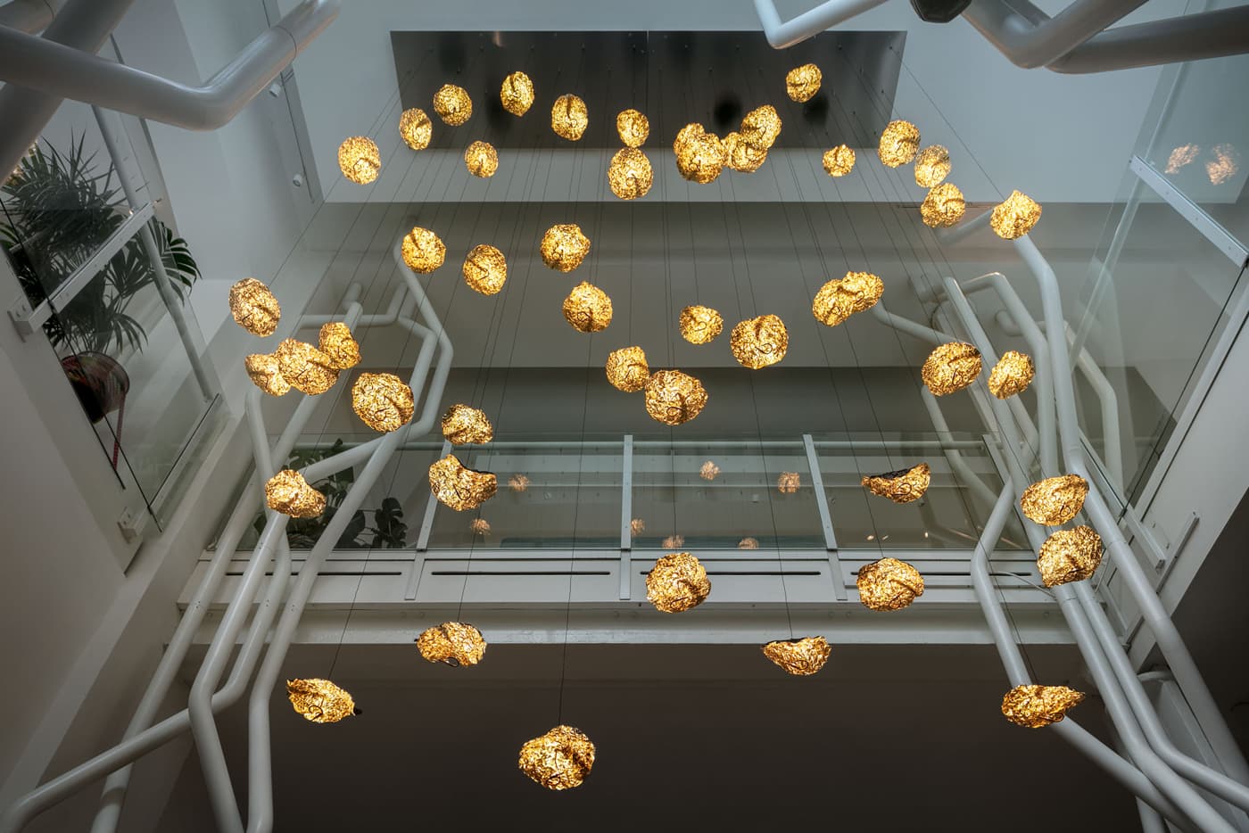 Gold Moon Chandelier — Catellani & Smith lighting at Muretti